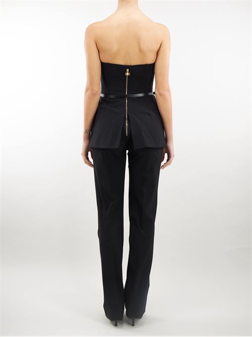 Tracksuit in technical fabric with bodice Elisabetta Franchi ELISABETTA FRANCHI | Suit | TU01542E2110